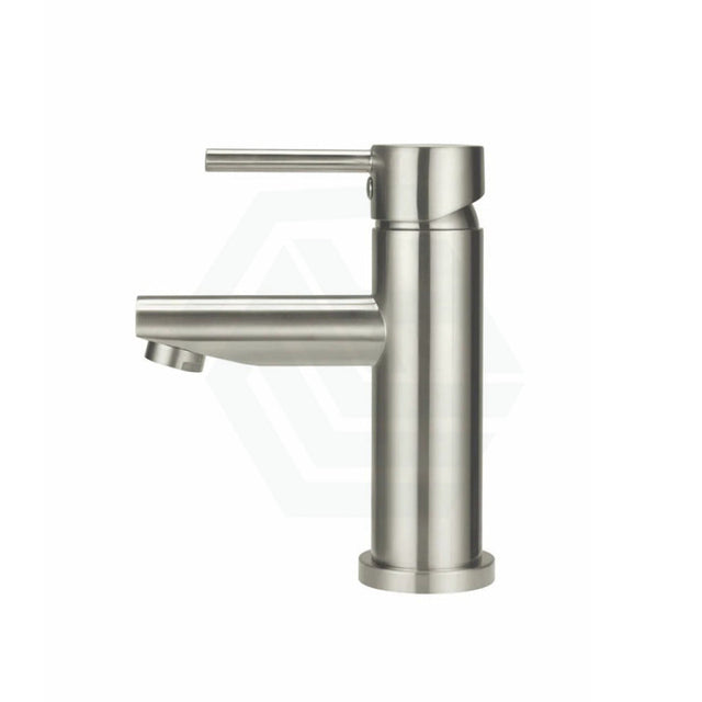 N#3(Nickel) Meir Round Short Basin Mixer Pvd Brushed Nickel Mixers