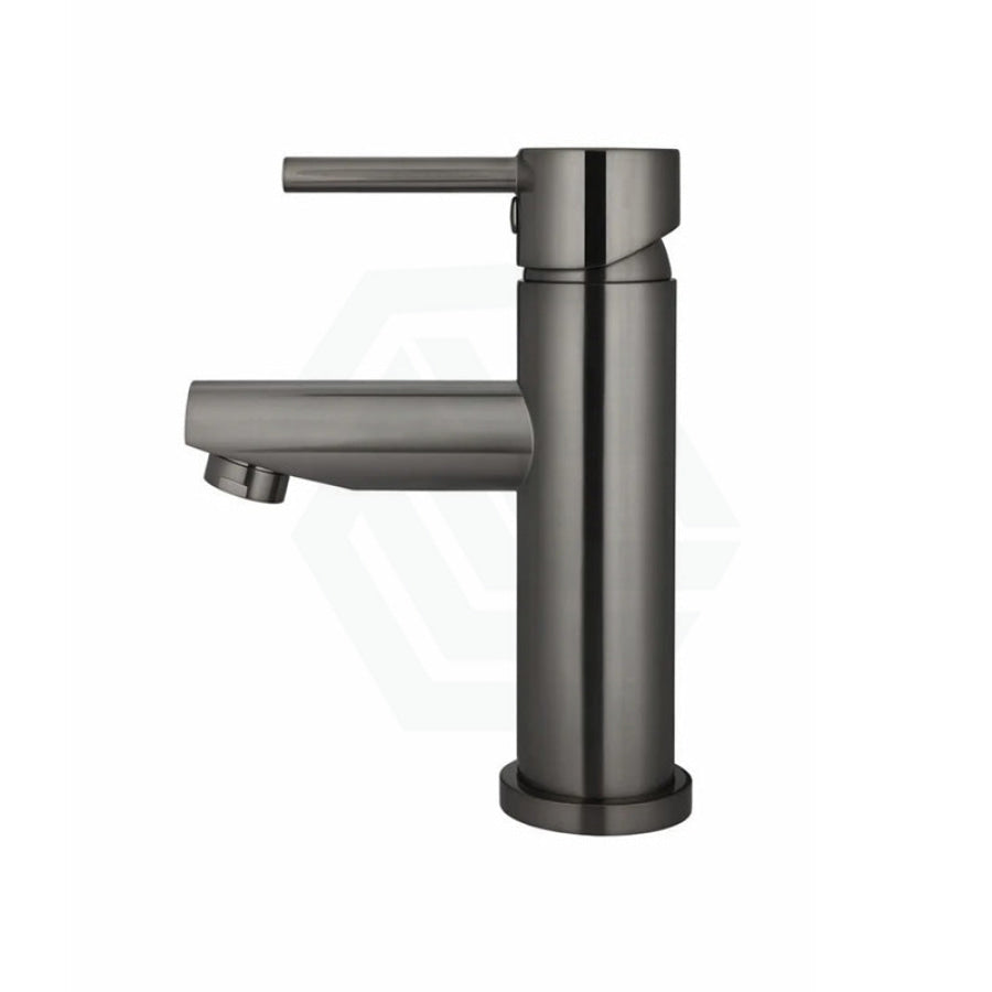 M#3(Gunmetal Grey) Meir Round Short Basin Mixer Pvd Shadow Gunmetal Gun Metal Mixers