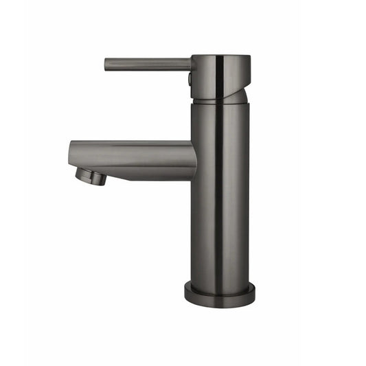 M#3(Gunmetal Grey) Meir Round Short Basin Mixer PVD Shadow Gunmetal