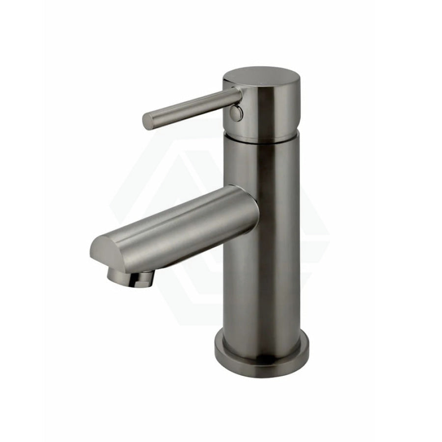 M#3(Gunmetal Grey) Meir Round Short Basin Mixer Pvd Shadow Gunmetal Gun Metal Mixers