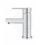 Meir Round Paddle Short Basin Mixer Polished Chrome Mixers