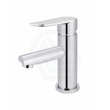 Meir Round Paddle Short Basin Mixer Polished Chrome Mixers