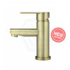 G#2(Gold) Meir Round Paddle Short Basin Mixer Pvd Tiger Bronze Mixers