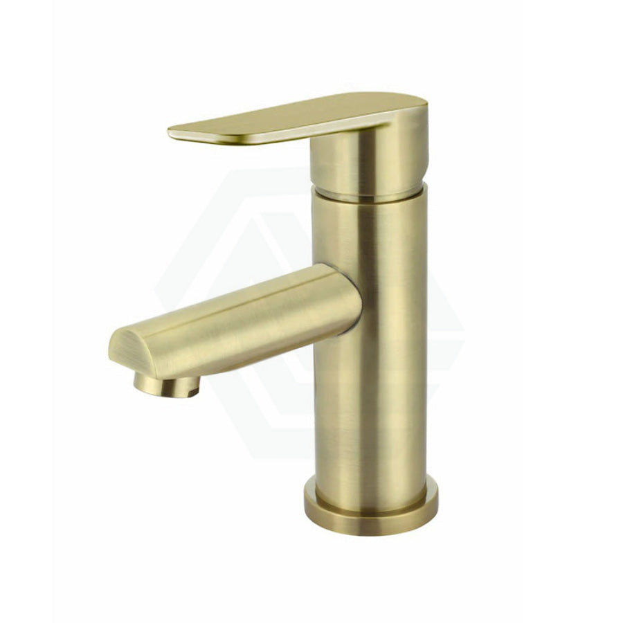 G#2(Gold) Meir Round Paddle Short Basin Mixer Pvd Tiger Bronze Mixers