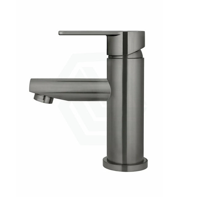 M#3(Gunmetal Grey) Meir Round Paddle Short Basin Mixer Pvd Shadow Gunmetal Gun Metal Mixers