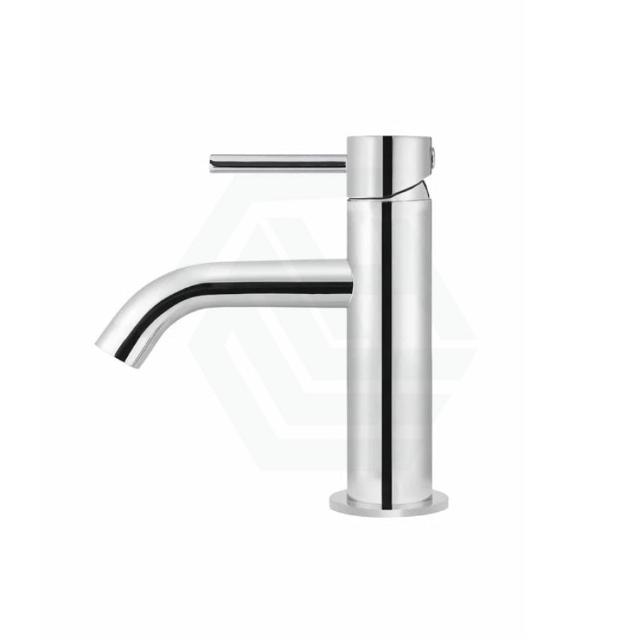 Meir Piccola Polished Chrome Short Basin Mixer Tap Solid Brass Mixers