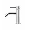 Meir Piccola Polished Chrome Short Basin Mixer Tap Solid Brass