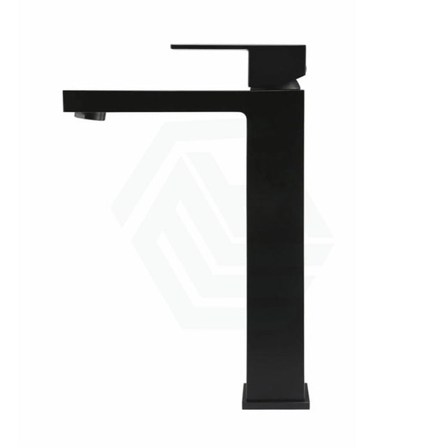 Meir Square Tall Basin Mixer Matt Black Mixers