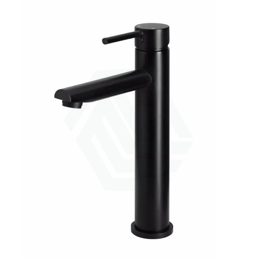 Meir Round Pin Tall Basin Mixer Multi-Colour Matt Black Mixers