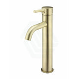 Meir Round Pin Curved Tall Basin Mixer Multi-Colour Tiger Bronze Mixers