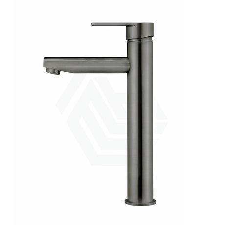 Meir Round Paddle Tall Basin Mixer Multi-Colour Gunmetal Grey Mixers