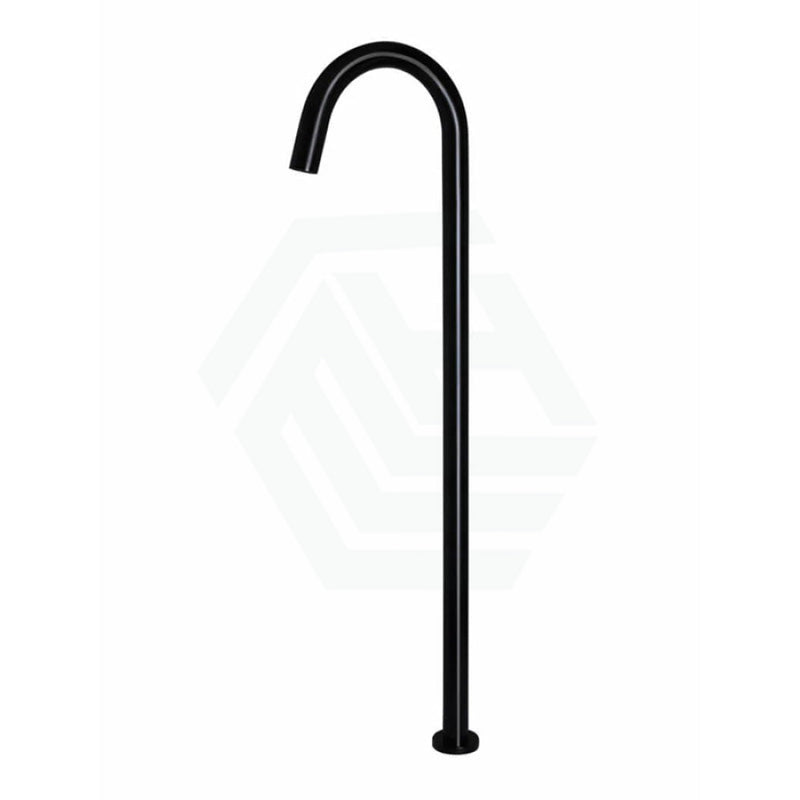 Meir Round Freestanding Bath Spout Solid Brass Multi-Colour Matt Black Floor Mounted Mixers