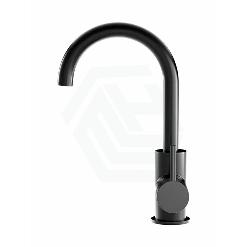 Meir Round Gooseneck Basin Mixer With Cold Start Variant Colour Available Tall Mixers