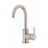 Meir Round Gooseneck Basin Mixer With Cold Start Variant Colour Available Champagne Tall Mixers