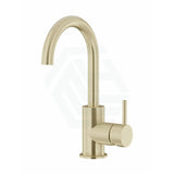 Meir Round Gooseneck Basin Mixer With Cold Start Variant Colour Available Tiger Bronze Tall Mixers