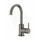 Meir Round Gooseneck Basin Mixer With Cold Start Variant Colour Available Gunmetal Grey Tall Mixers