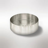 380x380x110mm Meir Lavello Round Bathroom Stainless Steel Above Counter Basin Variant Colour Available