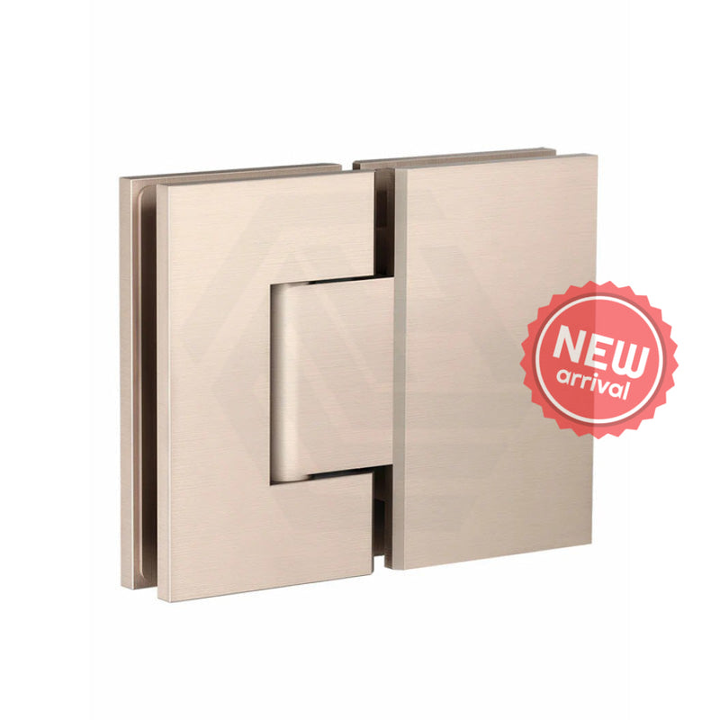 Meir Glass To Shower Door Hinge Solid Brass Variant Colour Available Champagne Hinges