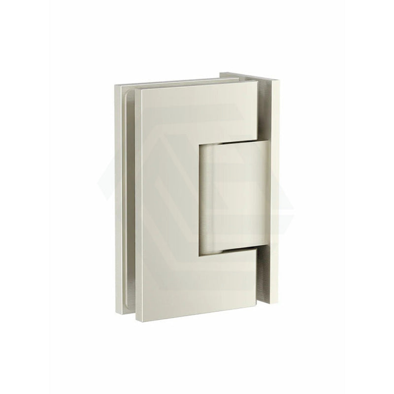 Meir Glass To Wall Shower Door Hinge Brass Variant Colour Available Brushed Nickel Hinges