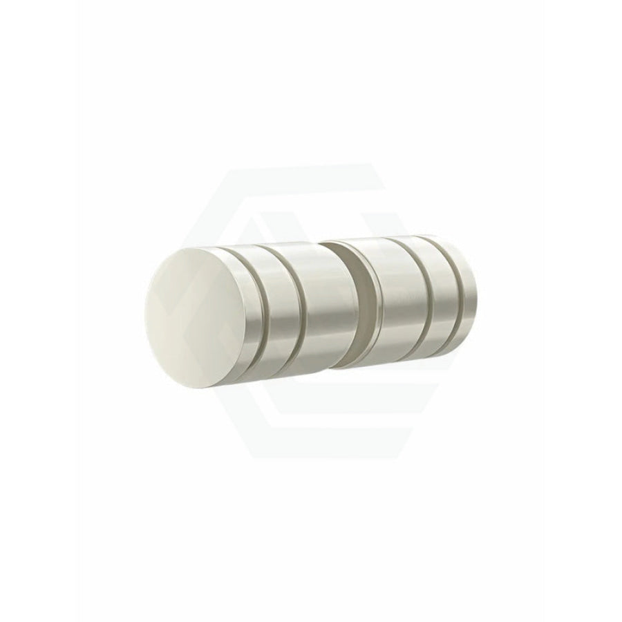 Meir Shower Door Round Handle Solid Brass Variant Colour Available Brushed Nickel Handles