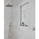 Meir 300Mm Round Stainless Steel Shower Rose Variant Colour Available Heads