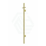 Meir 1000Mm Round Vertical Single Heated Towel Rail Variant Colour Available G#2(Gold) Rails