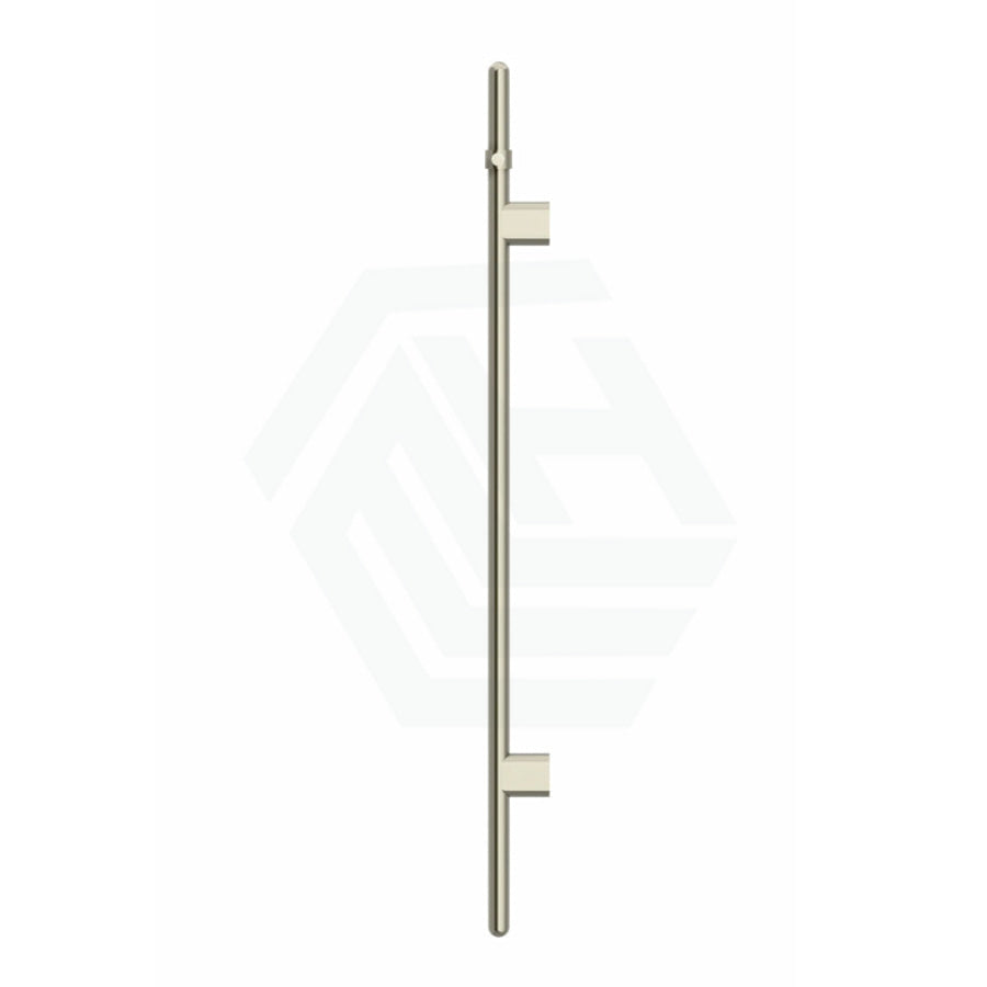 Meir 1000Mm Round Vertical Single Heated Towel Rail Variant Colour Available Rails