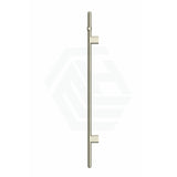 Meir 1000Mm Round Vertical Single Heated Towel Rail Variant Colour Available Rails