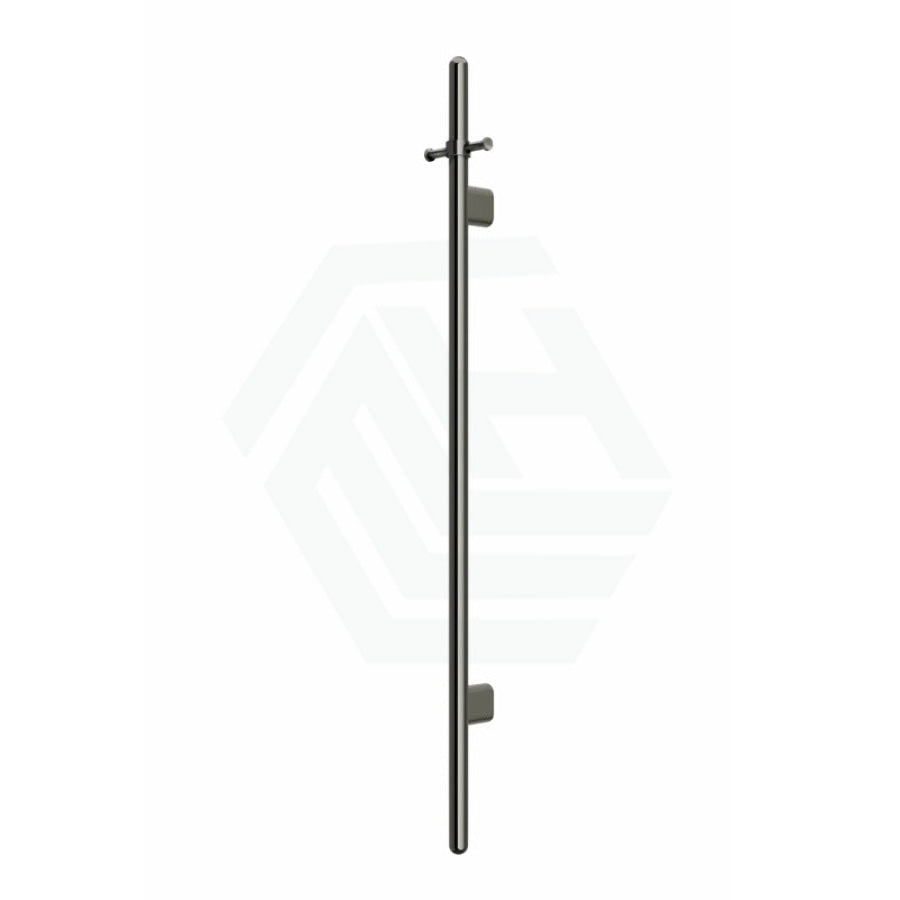 Meir 1000Mm Round Vertical Single Heated Towel Rail Variant Colour Available M#3(Gunmetal Grey)