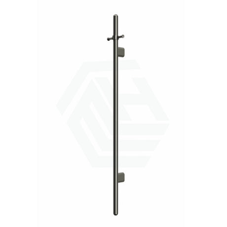 Meir 1000Mm Round Vertical Single Heated Towel Rail Variant Colour Available M#3(Gunmetal Grey)