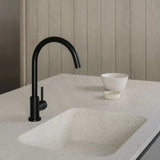 Meir Gooseneck Round 360 Degree Swivel Kitchen Mixer Tap Variant Colour Available Sink Mixers