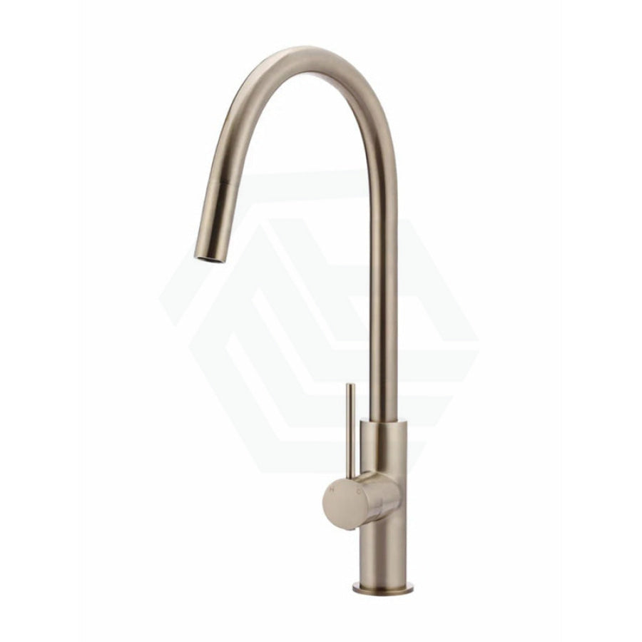 Meir Piccola Round Pull Out Kitchen Mixer Tap Variant Colour Available Champagne Sink Mixers