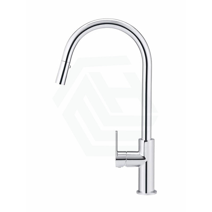 Meir Piccola Round Pull Out Kitchen Mixer Tap With Paddle Handle Variant Colour Available Sink