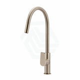 Meir Piccola Round Pull Out Kitchen Mixer Tap With Paddle Handle Variant Colour Available Champagne