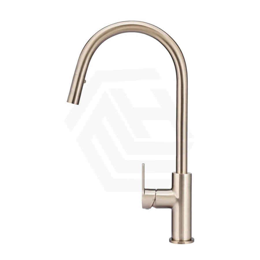 Meir Piccola Round Pull Out Kitchen Mixer Tap With Paddle Handle Variant Colour Available Sink