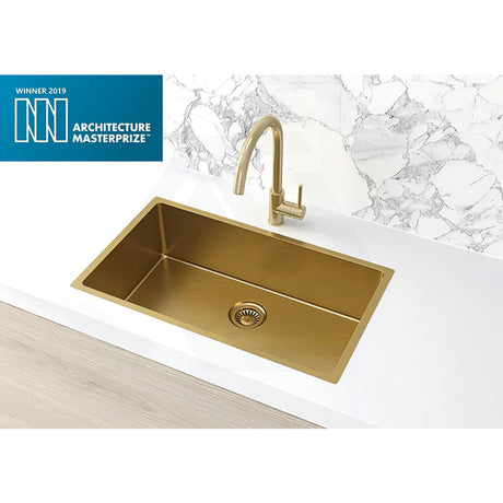 Meir Lavello 760x440x200mm Stainless Steel Single Bowl Kitchen Sink Top/Flush/Under Mount Variant Colour Available