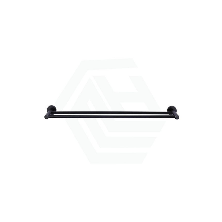 Meir 600/900Mm Round Solid Brass Double Towel Rail Variant Colour Available Rails