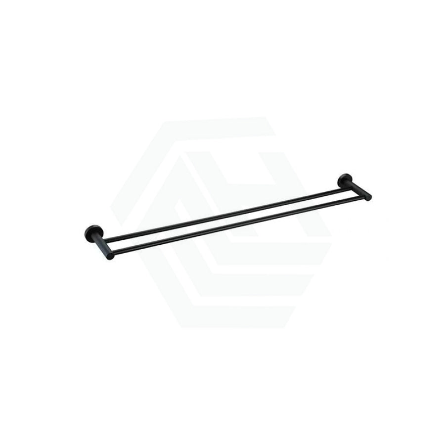 Meir 600/900Mm Round Solid Brass Double Towel Rail Variant Colour Available Rails