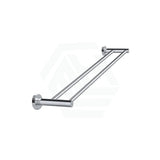 Meir 600/900Mm Round Solid Brass Double Towel Rail Variant Colour Available Chrome / 600Mm Rails