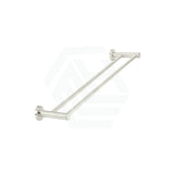 Meir 600/900Mm Round Solid Brass Double Towel Rail Variant Colour Available N#3(Nickel) / 600Mm