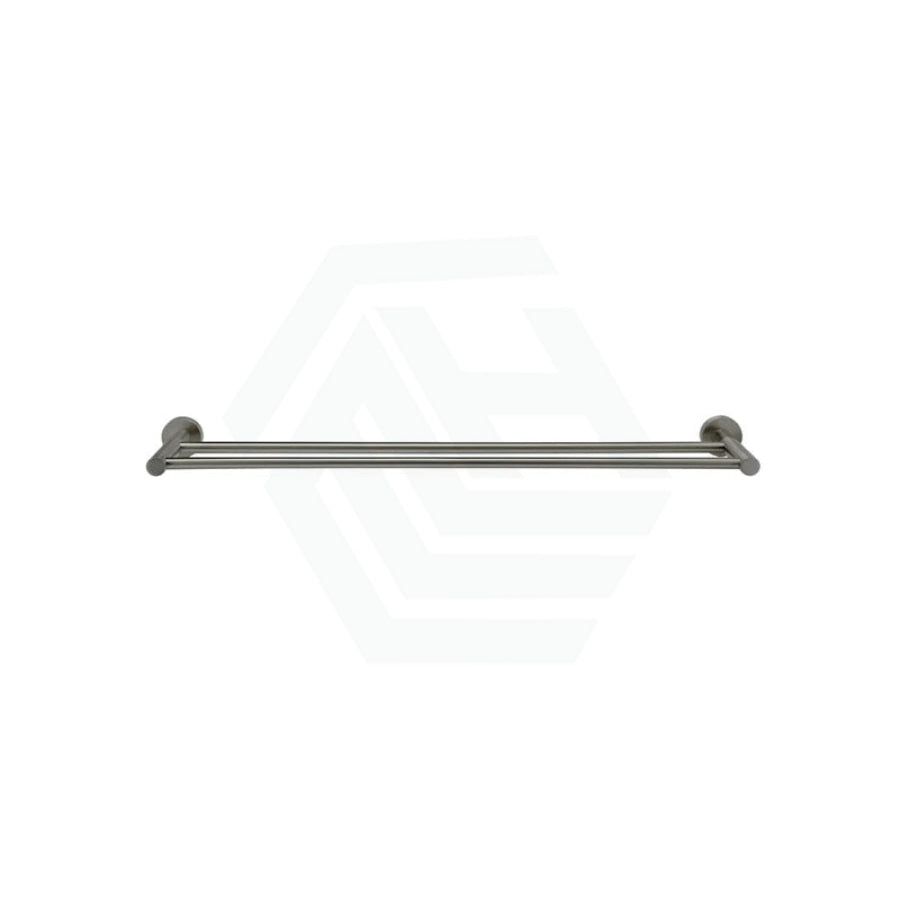 Meir 600/900Mm Round Solid Brass Double Towel Rail Variant Colour Available Rails