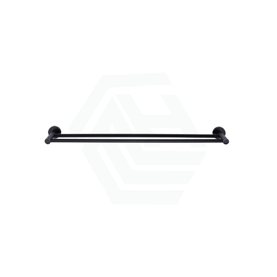 Meir 600/900Mm Round Solid Brass Double Towel Rail Variant Colour Available Rails