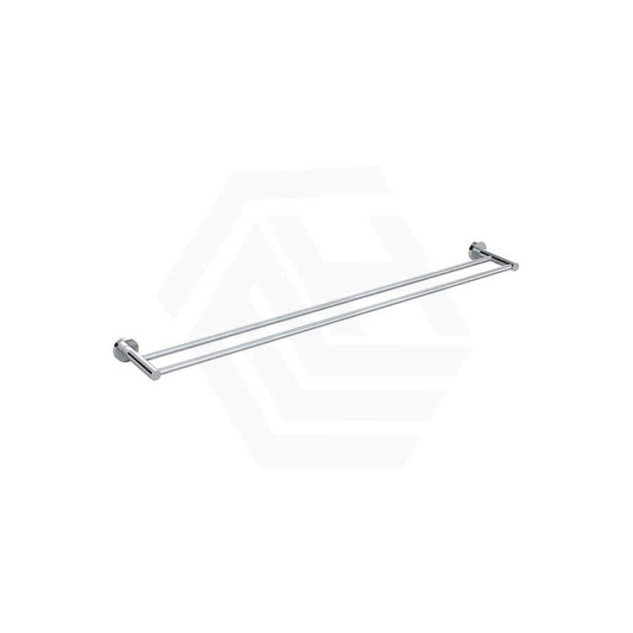 Meir 600/900Mm Round Solid Brass Double Towel Rail Variant Colour Available Rails