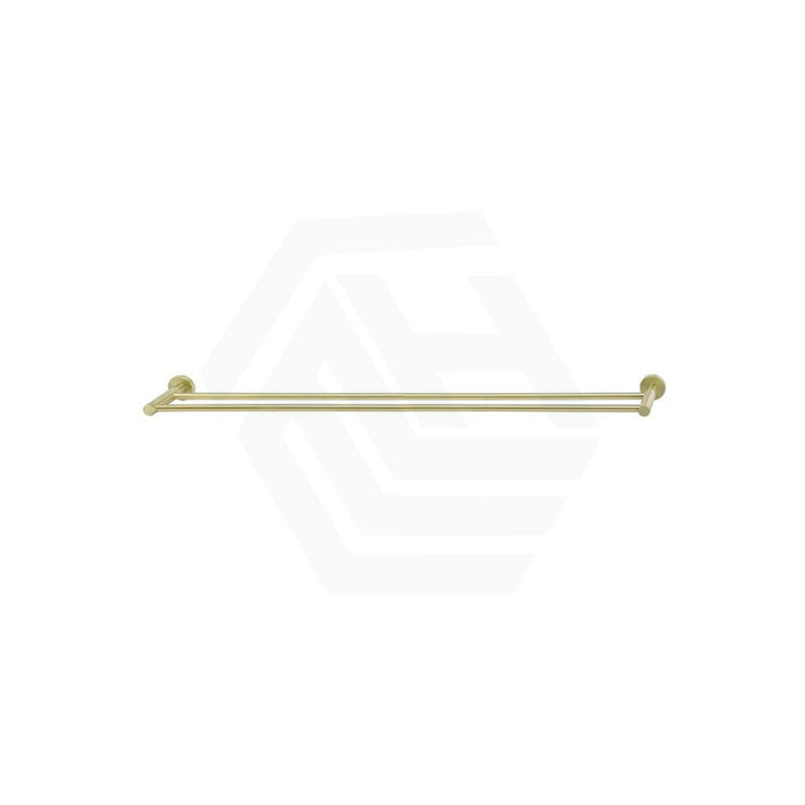 Meir 600/900Mm Round Solid Brass Double Towel Rail Variant Colour Available Rails