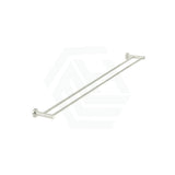 Meir 600/900Mm Round Solid Brass Double Towel Rail Variant Colour Available N#3(Nickel) / 900Mm