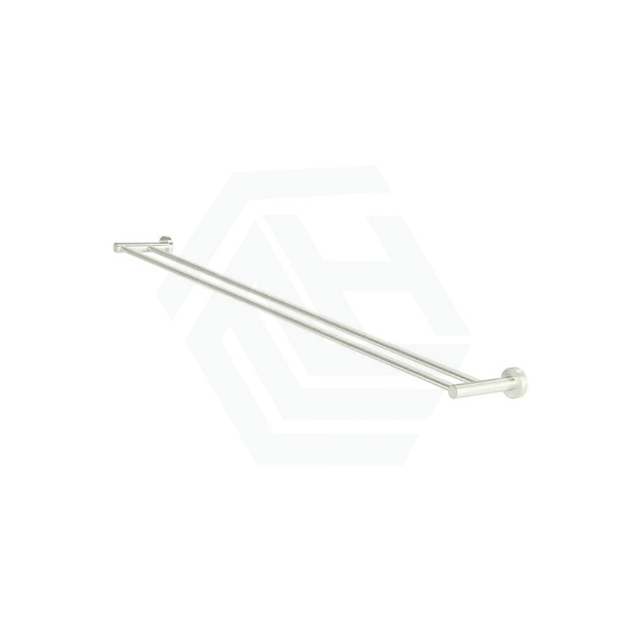 Meir 600/900Mm Round Solid Brass Double Towel Rail Variant Colour Available Rails