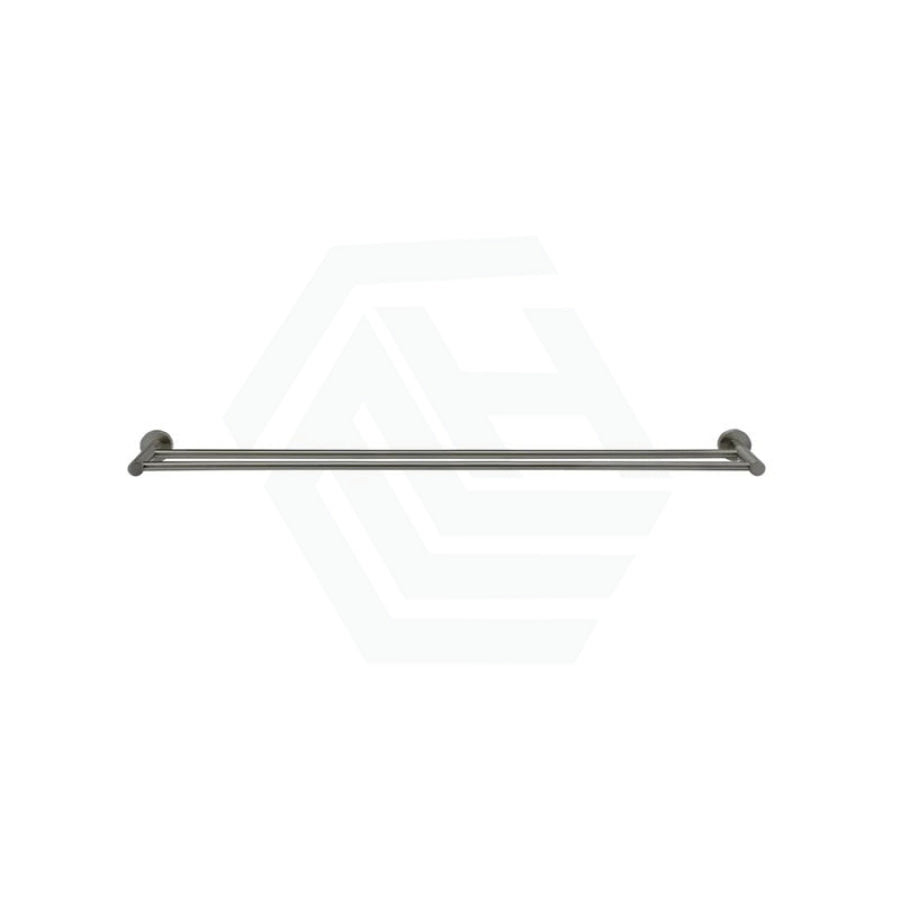 Meir 600/900Mm Round Solid Brass Double Towel Rail Variant Colour Available Rails