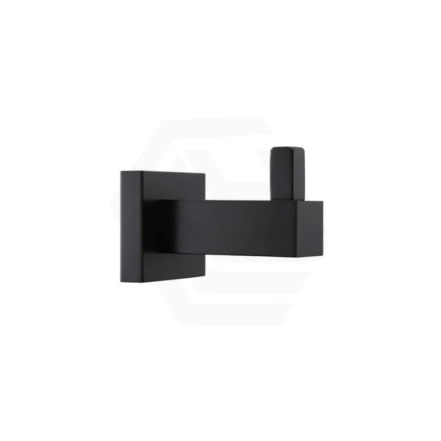 Meir Square Matt Black Solid Brass Robe Hook Hooks