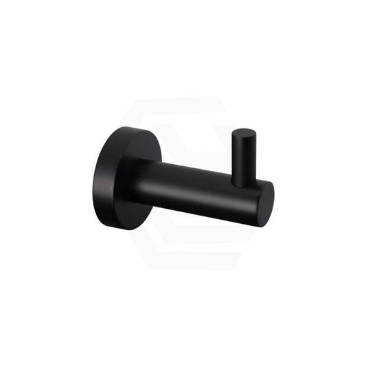 Meir Round Solid Brass Robe Hook Variant Colour Available Matt Black Hooks