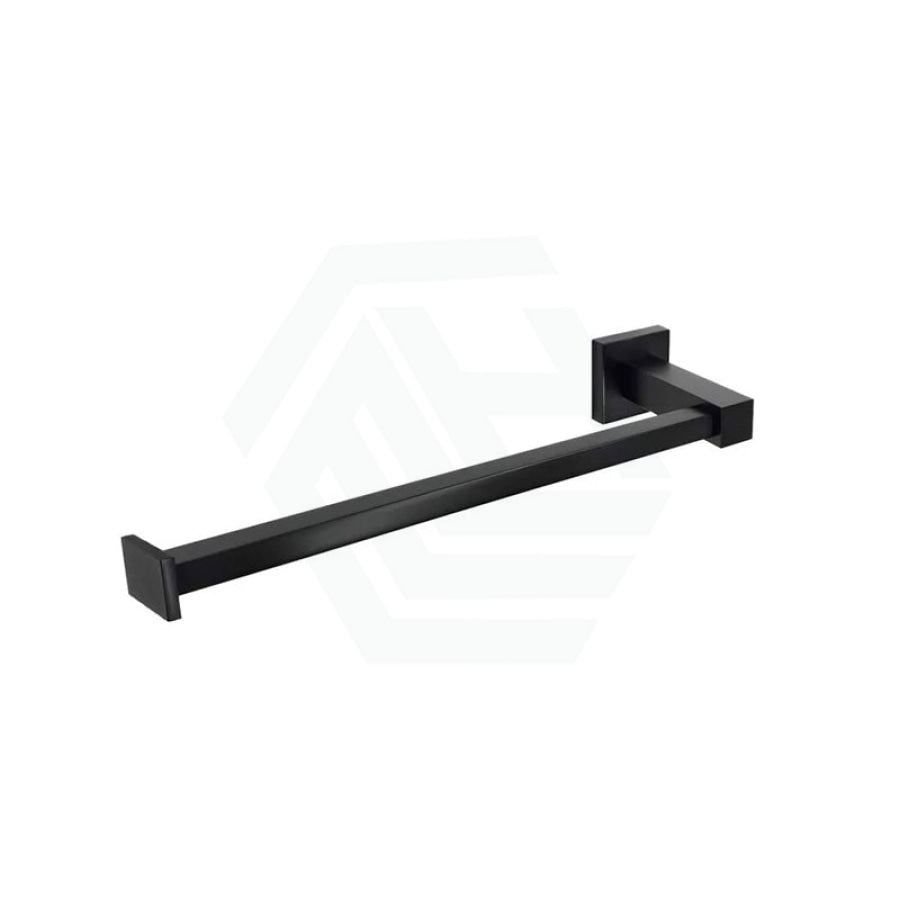 Meir Square Matt Black Guest Towel Rail Hand Holders